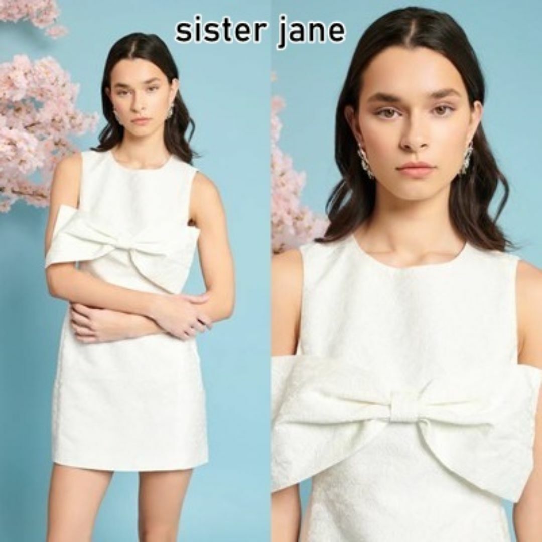 sister jane(シスタージェーン)のSister Jane フリルリボン ミニワンピース レディースのワンピース(ミニワンピース)の商品写真