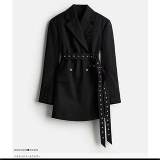 H&M rokhベルテッドウールブレザー　Mサイズ