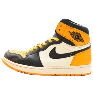 ナイキ(NIKE)のNIKE ナイキ AIR JORDAN 1 HIGH OG Taxi 555088-711 エアジョーダン 1 タクシー ハイカットスニーカー イエロー/ブラック US10/28.0cm(スニーカー)