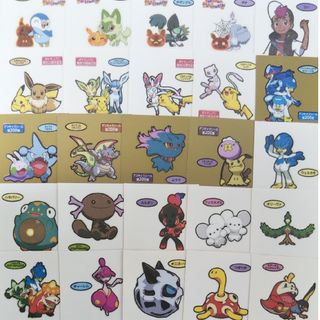 ポケモン(ポケモン)の※バラ売り可※ポケモンパン デコキャラシール 25枚セット(その他)