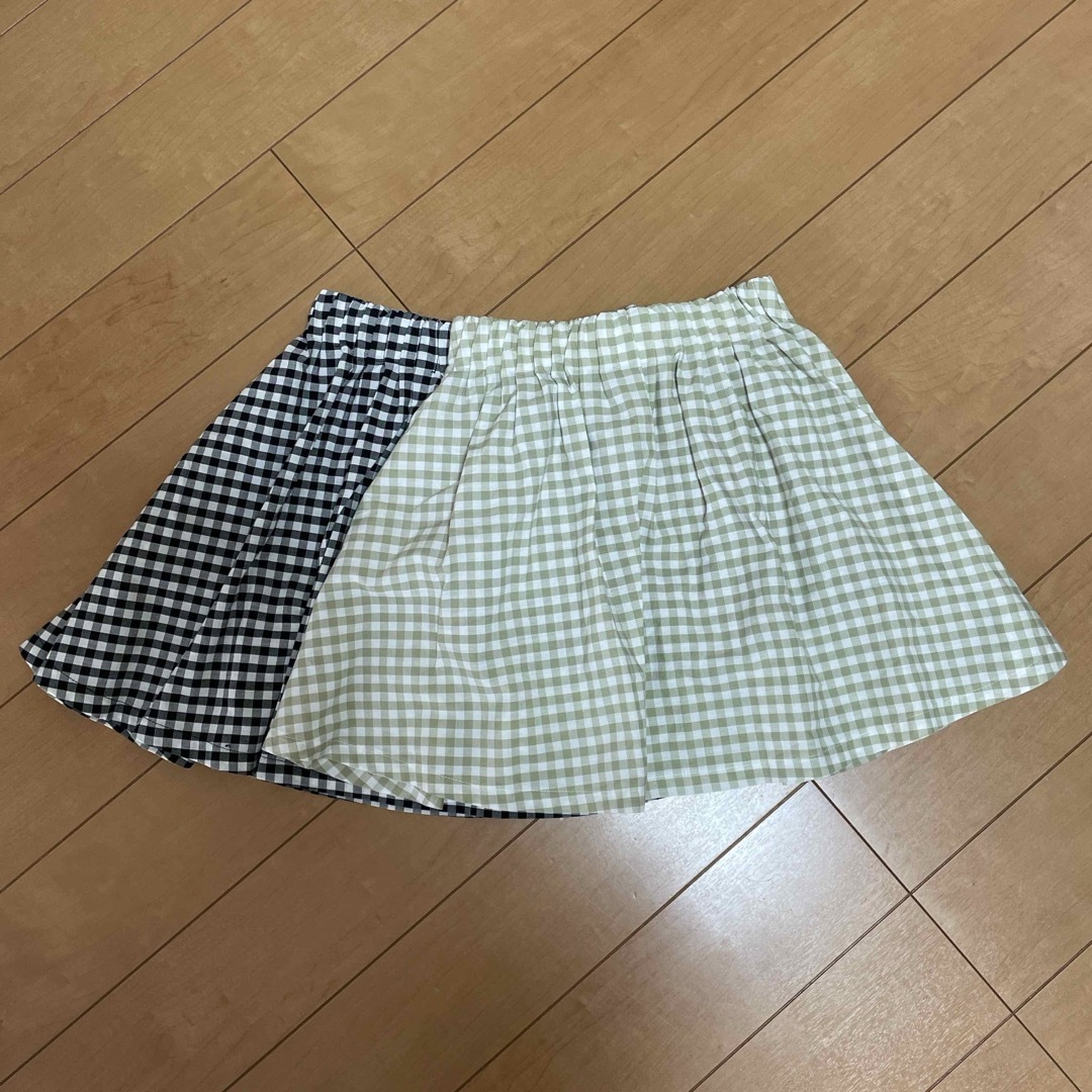 GLOBAL WORK(グローバルワーク)のグローバルワーク☆2枚セット☆120 キッズ/ベビー/マタニティのキッズ服女の子用(90cm~)(スカート)の商品写真