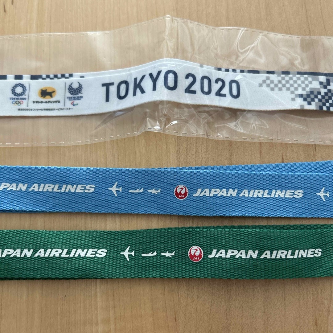 JAL オリンピック　TOKYO2020 ネックストラップ3本 スポーツ/アウトドアのスポーツ/アウトドア その他(その他)の商品写真