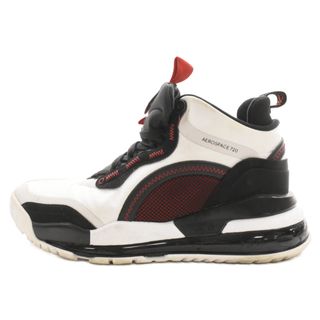 ナイキ(NIKE)のNIKE ナイキ Air Jordan Aerospace 720 White/Gym Red Black BV5502 100 エアジョーダン エアロスペース720 ミッドカットスニーカー ホワイト/ブラック US10.5/28.5cm(スニーカー)