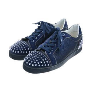 Christian Louboutin スニーカー EU41(26cm位) 紺 【古着】【中古】