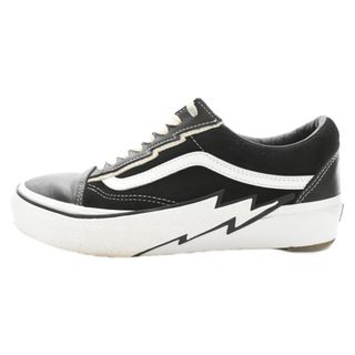 マスターマインドジャパン(mastermind JAPAN)のmastermind JAPAN マスターマインドジャパン ×VANS Old Skool Bolt VI×バンズ オールドスクール ボルト パンク カルチャー ローカットスニーカー シューズ ブラック US9.5/27.5cm VN0007PRBLK1(スニーカー)