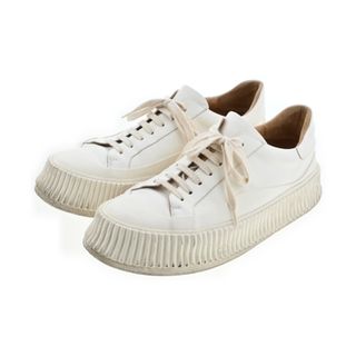 ジルサンダー(Jil Sander)のJIL SANDER ジルサンダー スニーカー EU42(27cm位) 白 【古着】【中古】(スニーカー)