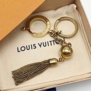 ルイヴィトン(LOUIS VUITTON)の【鑑定済】ルイヴィトン  ポルトクレ　スウィング　ゴールド　金　キーホルダー(キーホルダー)