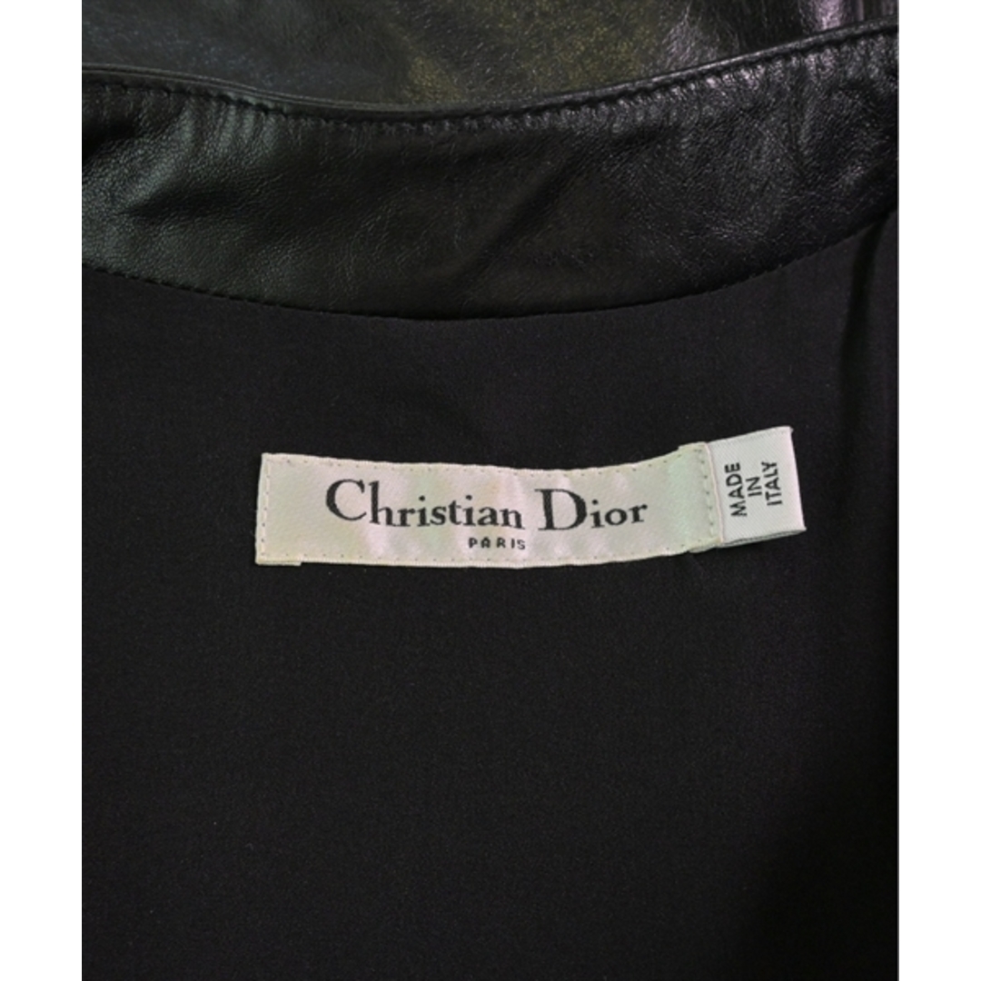 Christian Dior(クリスチャンディオール)のChristian Dior ワンピース 38(S位) 黒 【古着】【中古】 レディースのワンピース(ひざ丈ワンピース)の商品写真