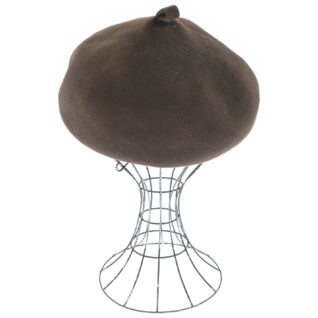 Ne-net(ネネット)のNe-net ネネット ハンチング・ベレー帽 - 茶 【古着】【中古】 レディースの帽子(ハンチング/ベレー帽)の商品写真
