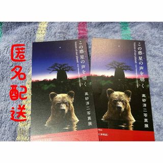 美術館えき　招待券　2枚　この惑星の声を聴く　高砂淳二　写真展　(美術館/博物館)