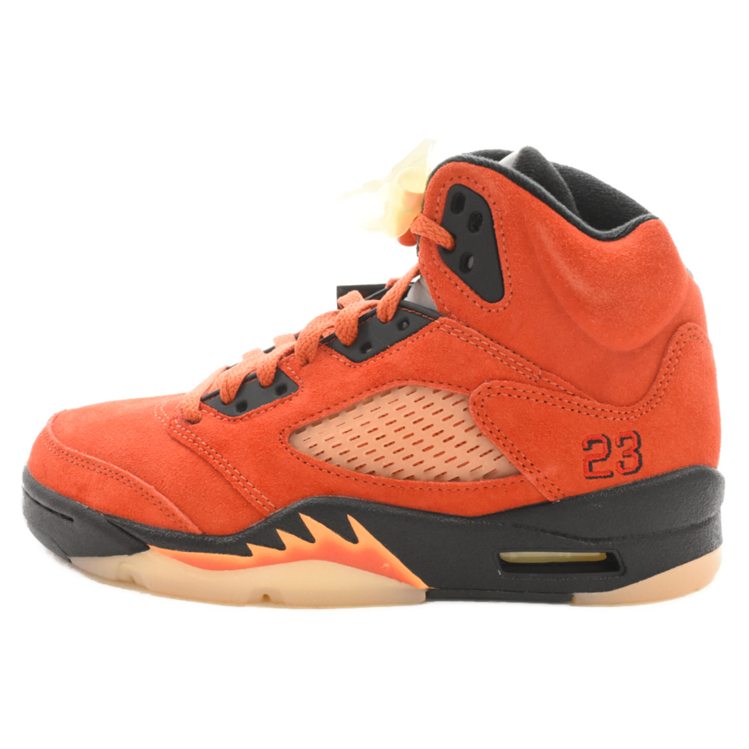 NIKE(ナイキ)のNIKE ナイキ WMNS AIR JORDAN 5 DUNK ON MARS DD9336-800 ウィメンズ エアジョーダン5 ダンク オン マーズ ハイカットスニーカー レッド US6.5/23.5cm レディースの靴/シューズ(スニーカー)の商品写真