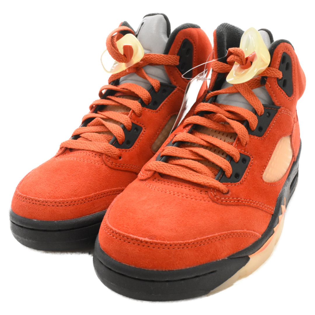 NIKE(ナイキ)のNIKE ナイキ WMNS AIR JORDAN 5 DUNK ON MARS DD9336-800 ウィメンズ エアジョーダン5 ダンク オン マーズ ハイカットスニーカー レッド US6.5/23.5cm レディースの靴/シューズ(スニーカー)の商品写真