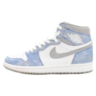 ナイキ(NIKE)のNIKE ナイキ AIR JORDAN 1 RETRO HIGH OG HYPER ROYAL 555088-402 エアジョーダン1 ハイパーロイヤル ハイカットスニーカー US9/27cm ホワイト/ブルー(スニーカー)