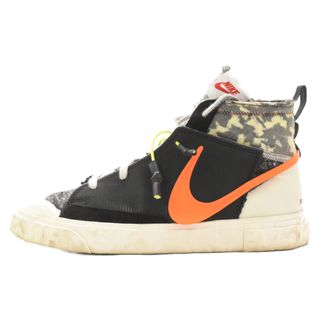 ナイキ(NIKE)のNIKE ナイキ ×READY MADE BLAZER MID R/M CZ3589-001 レディメイド ブレザーミッド ミッドカットスニーカー US9/27cm ホワイト/ブラック/オレンジ(スニーカー)