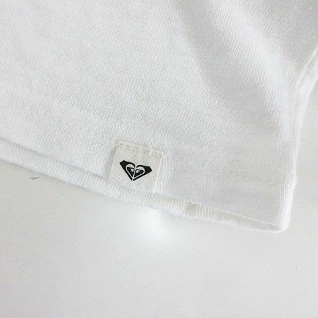 Roxy(ロキシー)のロキシー Tシャツ 半袖 クルーネック ロゴ 刺繍 コットン S オフホワイト レディースのトップス(Tシャツ(半袖/袖なし))の商品写真