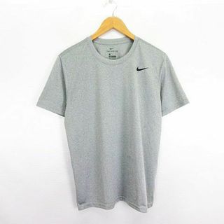 ナイキ(NIKE)のナイキ Tシャツ 半袖 クルーネック DRI-FIT L グレー スポーツウェア(その他)