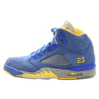 ナイキ(NIKE)のNIKE ナイキ AIR JORDAN 5 JSP Laney CD2720-400 エア ジョーダン 5 JSP レイニー ハイカットスニーカー ブルー/イエロー US9/27cm(スニーカー)