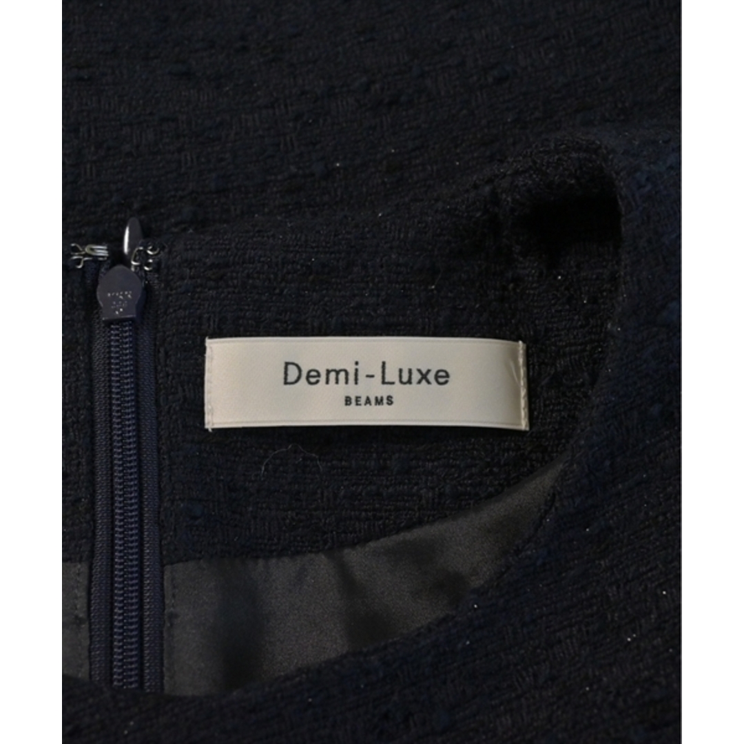 Demi-Luxe BEAMS(デミルクスビームス)のDemi-Luxe BEAMS ブラウス 38(M位) 紺(ツイード) 【古着】【中古】 レディースのトップス(シャツ/ブラウス(長袖/七分))の商品写真