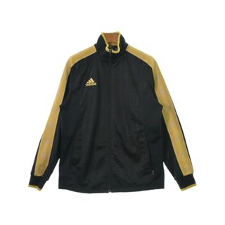 アディダス(adidas)のadidas アディダス スウェット L 黒x黄x水色 【古着】【中古】(トレーナー/スウェット)