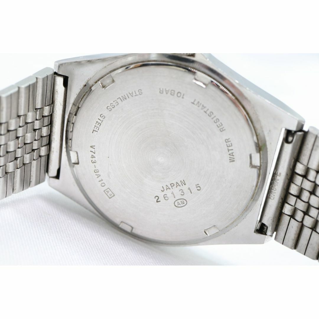 SEIKO(セイコー)の【W140-7】動作品 電池交換済 セイコー アルバ 腕時計 V743-8A10 メンズの時計(腕時計(アナログ))の商品写真