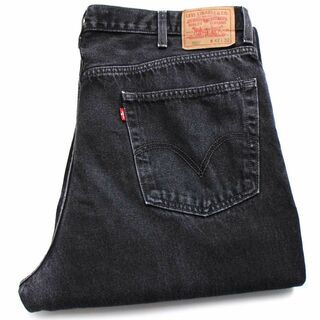 リーバイス(Levi's)の00s Levi'sリーバイス 550 ブラック デニムパンツ w42 L32★SDP2611 オールド ジーンズ テーパード バギー ワイド ルーズ ビッグサイズ(デニム/ジーンズ)