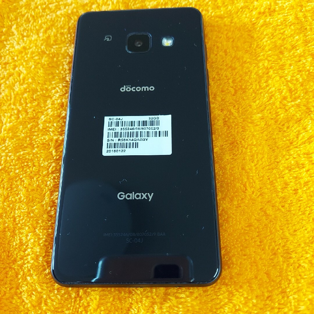 Galaxy(ギャラクシー)のSAMSUNG Galaxy Feel SC-04J Indigo Black スマホ/家電/カメラのスマートフォン/携帯電話(スマートフォン本体)の商品写真