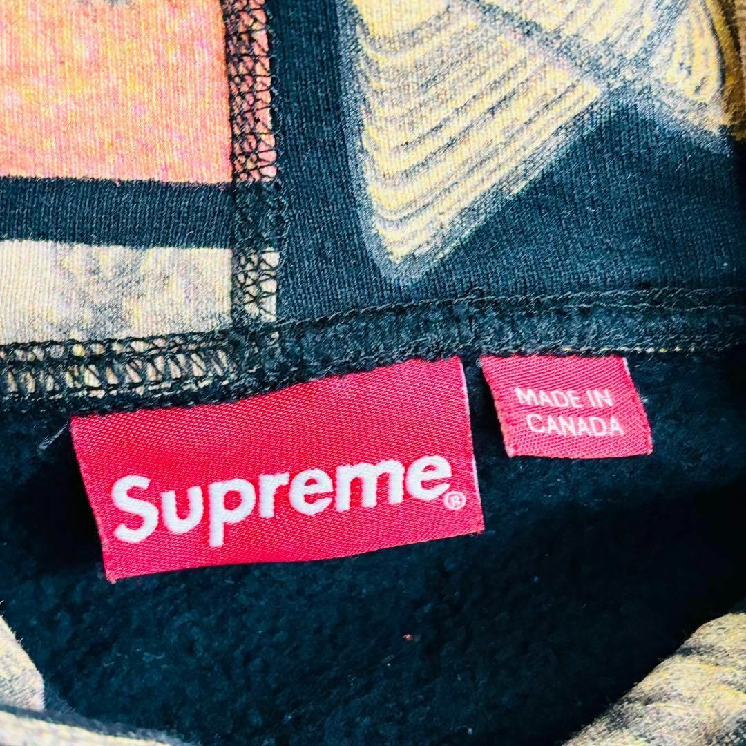 Supreme(シュプリーム)の【極美品】希少デザイン supreme プリント柄 プルオーバーパーカー メンズのトップス(パーカー)の商品写真