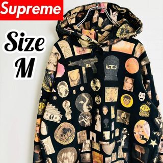 シュプリーム(Supreme)の【極美品】希少デザイン supreme プリント柄 プルオーバーパーカー(パーカー)