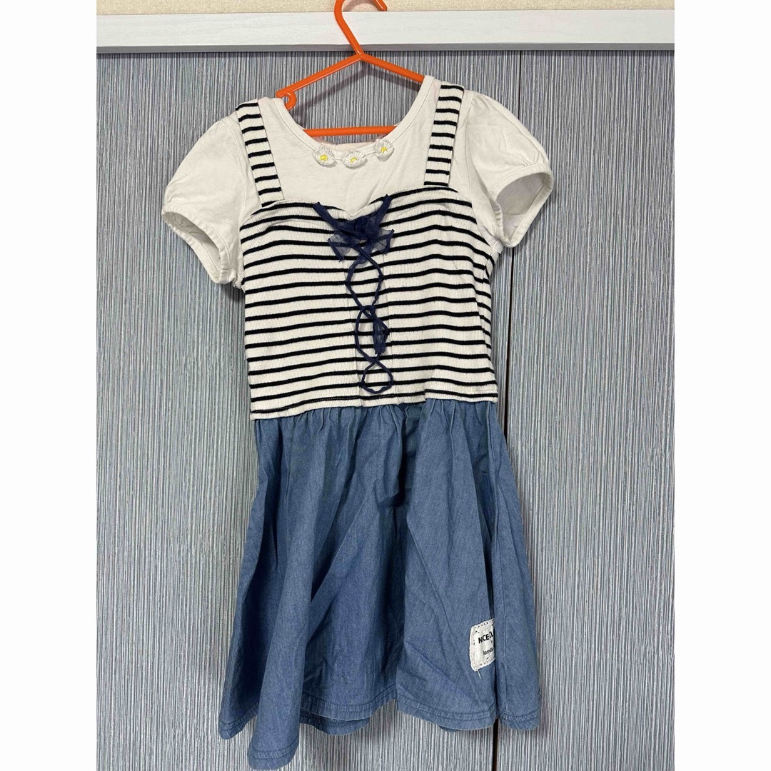 NICE CLAUP(ナイスクラップ)のナイスクラップ　ワンピース キッズ/ベビー/マタニティのキッズ服女の子用(90cm~)(ワンピース)の商品写真