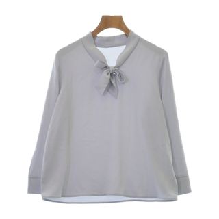 ナチュラルビューティーベーシック(NATURAL BEAUTY BASIC)のNATURAL BEAUTY BASIC ブラウス M グレー 【古着】【中古】(シャツ/ブラウス(長袖/七分))