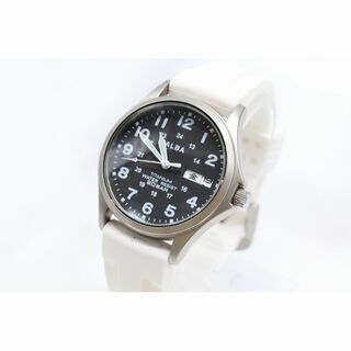 セイコー(SEIKO)の【W140-8】動作品 電池交換済 セイコー アルバ チタニウム 腕時計(腕時計(アナログ))