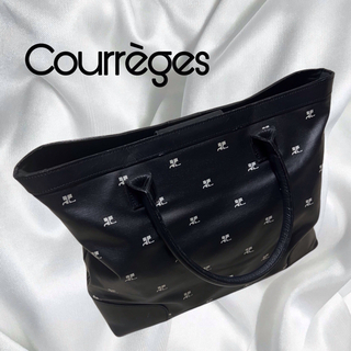 【大人気商品】Courrèges クレージュ  エンボスロゴ　ハンドバッグ