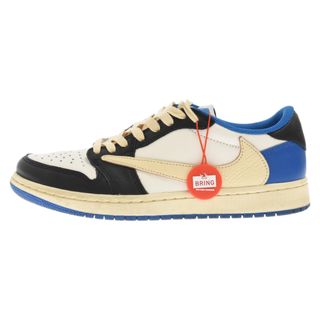 ナイキ(NIKE)のNIKE ナイキ ×TRAVIS SCOTT FRAGMENT DESIGN AIR JORDAN 1 LOW OG SP DM7866-140 ラヴィススコット フラグメント エアジョーダン1 ローカットスニーカー US7/25cm(スニーカー)