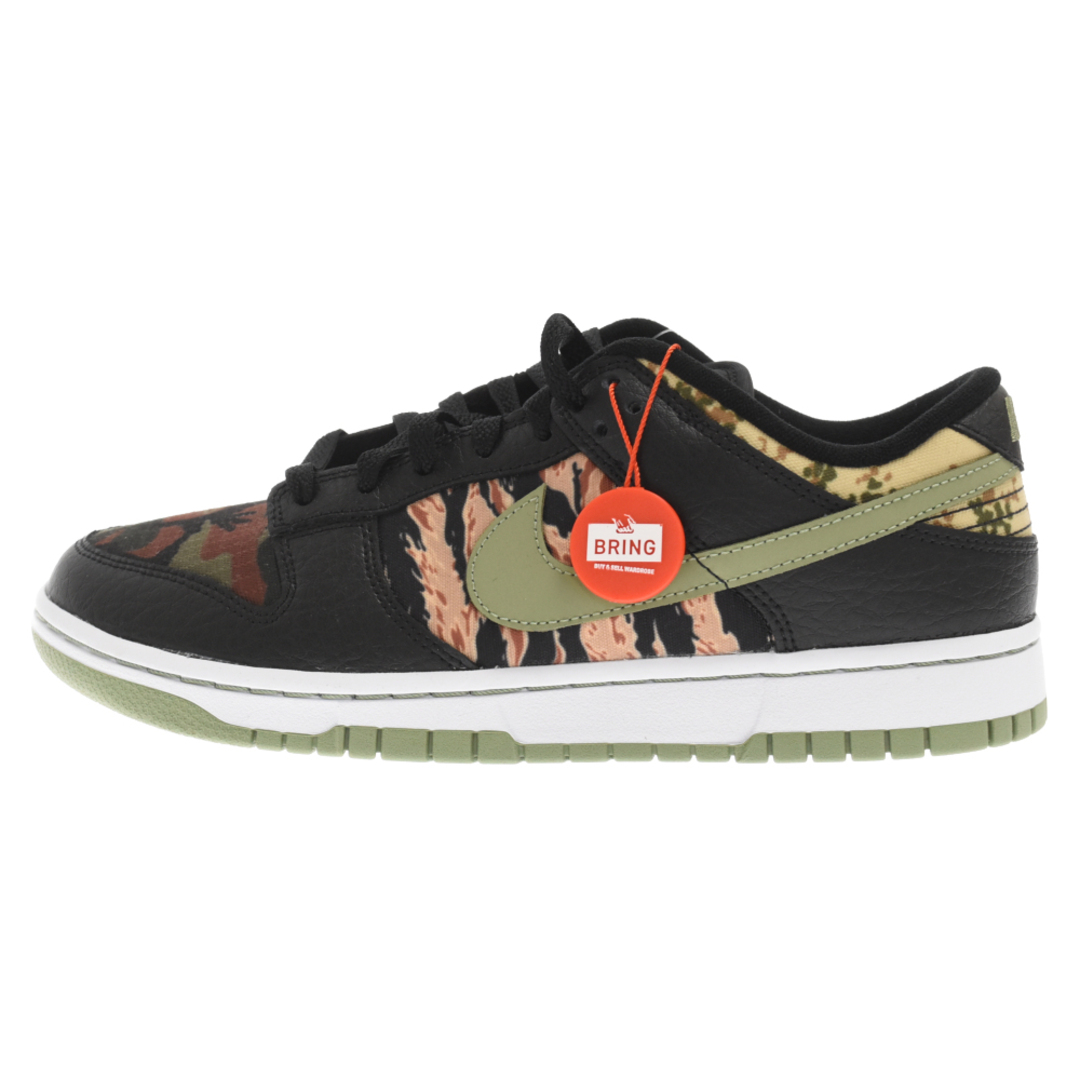 NIKE(ナイキ)のNIKE ナイキ DUNK LOW SE BLACK MULTI CAMO DH0957-001 ダンク ローカットスニーカー グリーンカモ/マルチ US9/27cm メンズの靴/シューズ(スニーカー)の商品写真