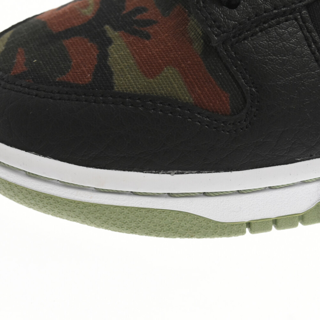 NIKE(ナイキ)のNIKE ナイキ DUNK LOW SE BLACK MULTI CAMO DH0957-001 ダンク ローカットスニーカー グリーンカモ/マルチ US9/27cm メンズの靴/シューズ(スニーカー)の商品写真