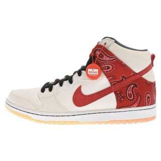 ナイキ(NIKE)のNIKE SB ナイキエスビー Dunk High "Cheech & Chong" 305050-100 ダンクハイ チーチ&チョン ハイカットスニーカー シューズ ホワイト/レッド US12/30.0cm(スニーカー)