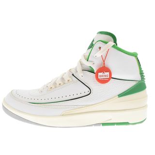 ナイキ(NIKE)のNIKE ナイキ AIR JORDAN 2 RETRO LUCKY GREEN DR8884-103 エアジョーダン2 レトロ ラッキー グリーン ハイカットスニーカー US9/27cm ホワイト/グリーン(スニーカー)