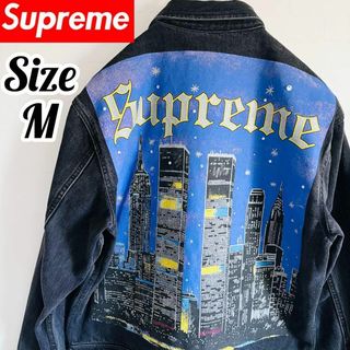 シュプリーム(Supreme)の【極美品 超希少】supremeシュプリーム デニムジャケット ブラックデニム(Gジャン/デニムジャケット)