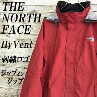 ザノースフェイス(THE NORTH FACE)の【K027】US規格ノースフェイス HYVENT マウンテンパーカー前後ロゴ刺繍(マウンテンパーカー)