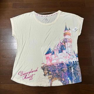 Disney - 【未使用品】ディズニーパークス❗️レディース　Tシャツ　半袖　ベージュ　2XL