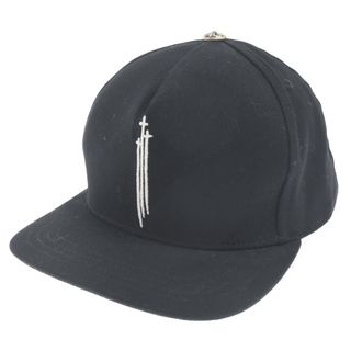 クロムハーツ(Chrome Hearts)のCHROME HEARTS クロムハーツ TRUCKER CAP トラッカー RS3 クロス刺繍ベースボールキャップ ブラック(キャップ)