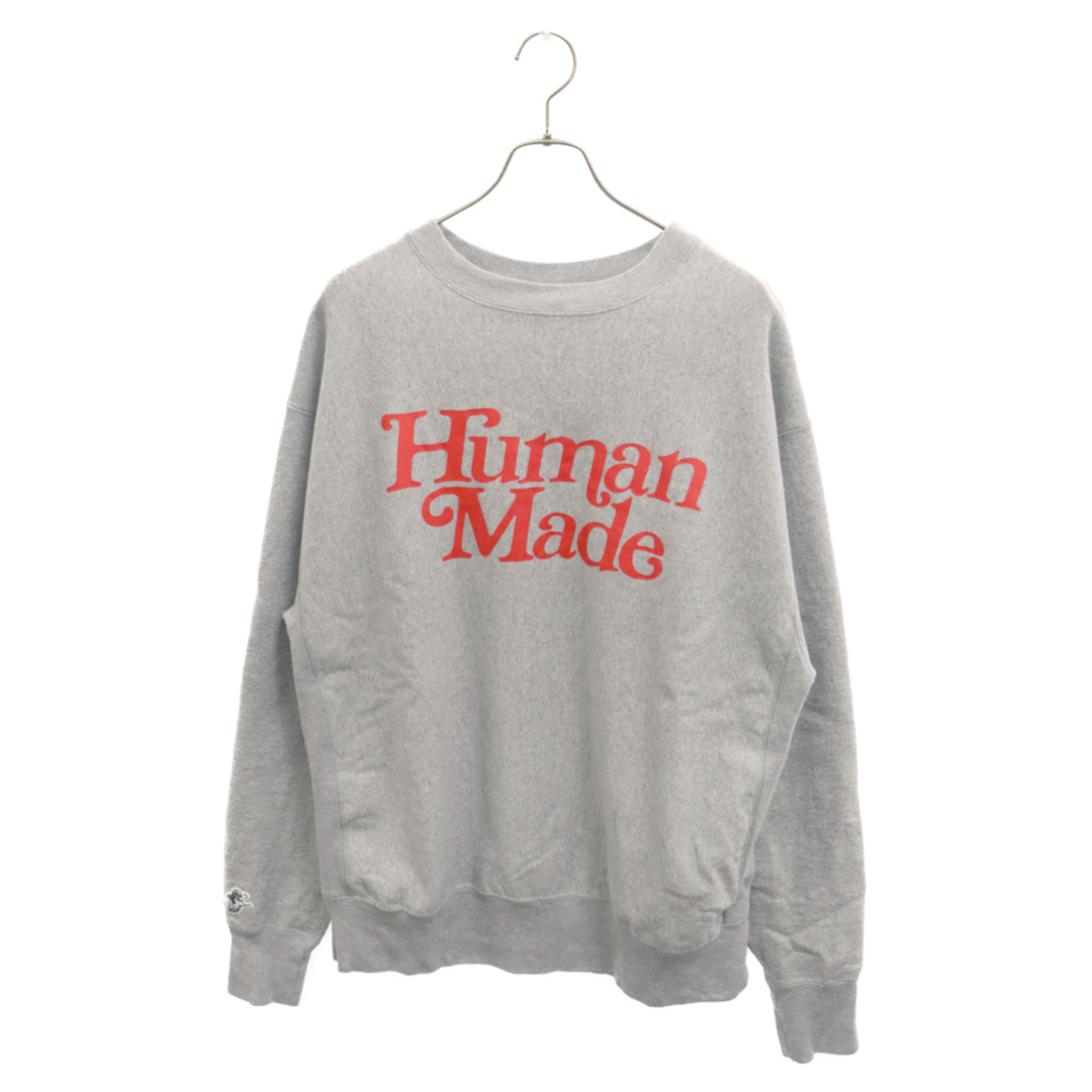 HUMAN MADE(ヒューマンメイド)のHUMAN MADE ヒューマンメイド 23SS×Girls Don't Cry GDC CREW NECK SWEATSHIRT ガールズドントクライ クルーネックスウェットトレーナー グレー メンズのトップス(スウェット)の商品写真