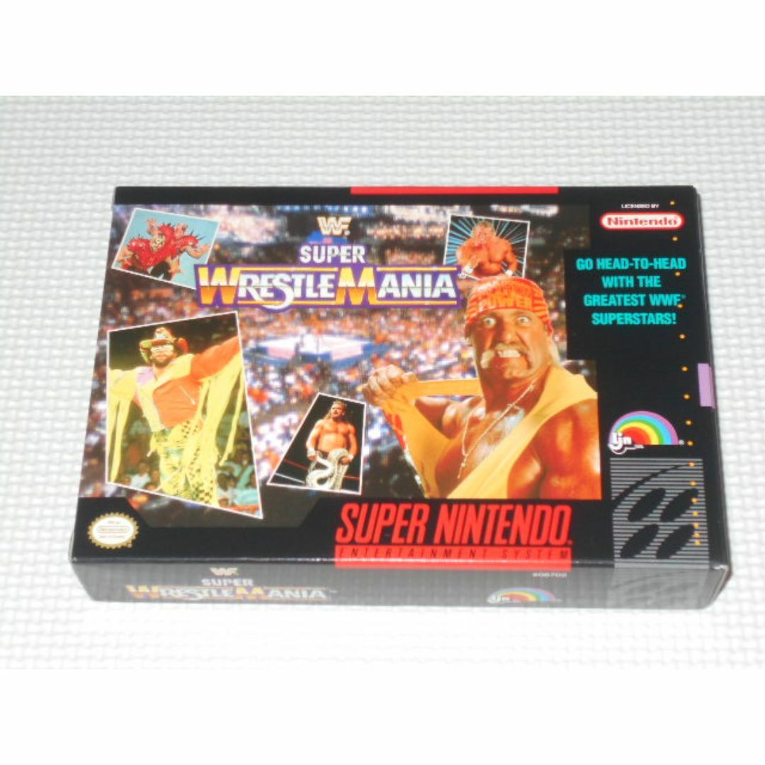 スーパーファミコン(スーパーファミコン)のSFC★WWF SUPER WRESTLEMANIA SNES 海外版 北米版 エンタメ/ホビーのゲームソフト/ゲーム機本体(家庭用ゲームソフト)の商品写真