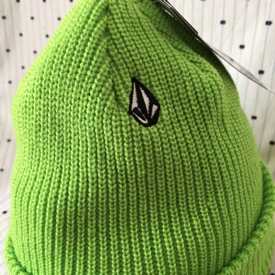 volcom(ボルコム)のVOLCOMボルコムUS限定蛍光ビーニーニットキャップ帽子1点物 メンズの帽子(キャップ)の商品写真