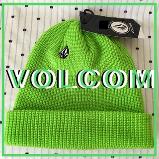 volcom - VOLCOMボルコムUS限定蛍光ビーニーニットキャップ帽子1点物