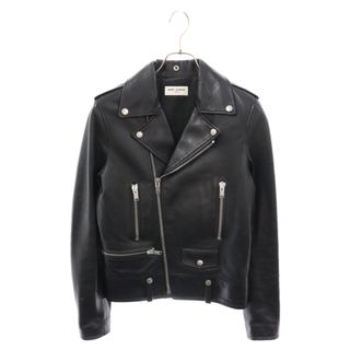 サンローラン(Saint Laurent)のSAINT LAURENT PARIS サンローランパリ 15AW エディ期 L01 クラシックモーターサイクルレザージャケット ライダースジャケット ブラック 397290 Y5YA1(ライダースジャケット)