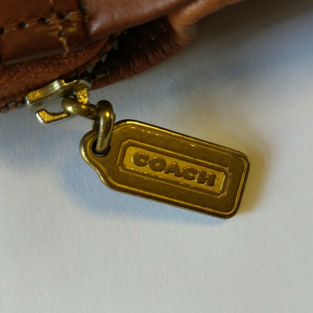 COACH(コーチ)のCOACH コーチ 財布 二つ折り 上質レザー ライトブラウン レディースのファッション小物(財布)の商品写真