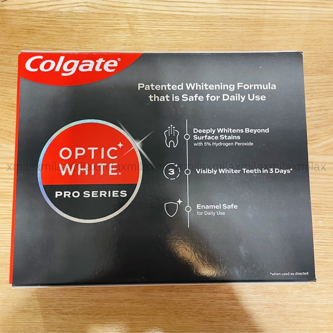 Colgate コルゲート オプティックホワイト プロシリーズ 4本 コスメ/美容のオーラルケア(歯磨き粉)の商品写真