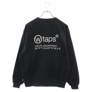 ダブルタップス(W)taps)のWTAPS ダブルタップス 21AW OG CREW NECK クルーネック スウェット トレーナー ブラック 212ATDT-CP02S(スウェット)