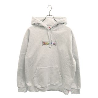 シュプリーム(Supreme)のSUPREME シュプリーム 22SS Bling Box Logo Hooded Sweatshirt ブリング ボックスロゴ スウェットプルオーバーパーカー フーディ グレー(パーカー)